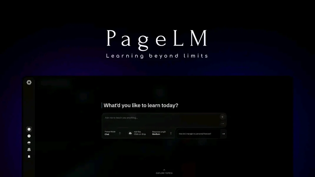 منصة PageLM التعليمية المفتوحة المصدر تُعيد تعريف الدراسة باستخدام الذكاء الاصطناعي
