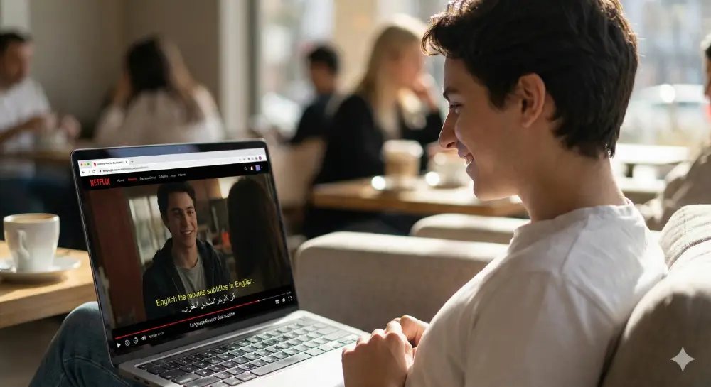 وداعاً للدروس المملة: كيف تحول "نتفليكس" و"يوتيوب" إلى معلم لغات ذكي باستخدام Language Reactor؟