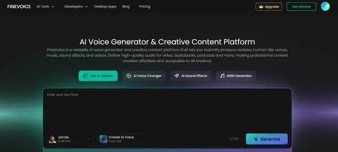 ثورة في صناعة المحتوى: أداة FineVoice تمنحك صوتاً احترافياً بالذكاء الاصطناعي دون عناء التسجيل